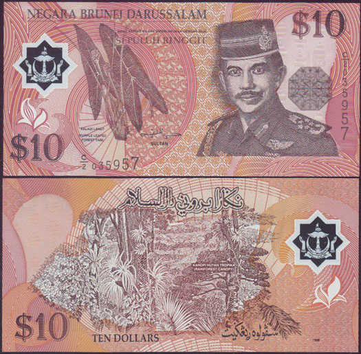 1996 Brunei 10 Ringgit (EF) L002062